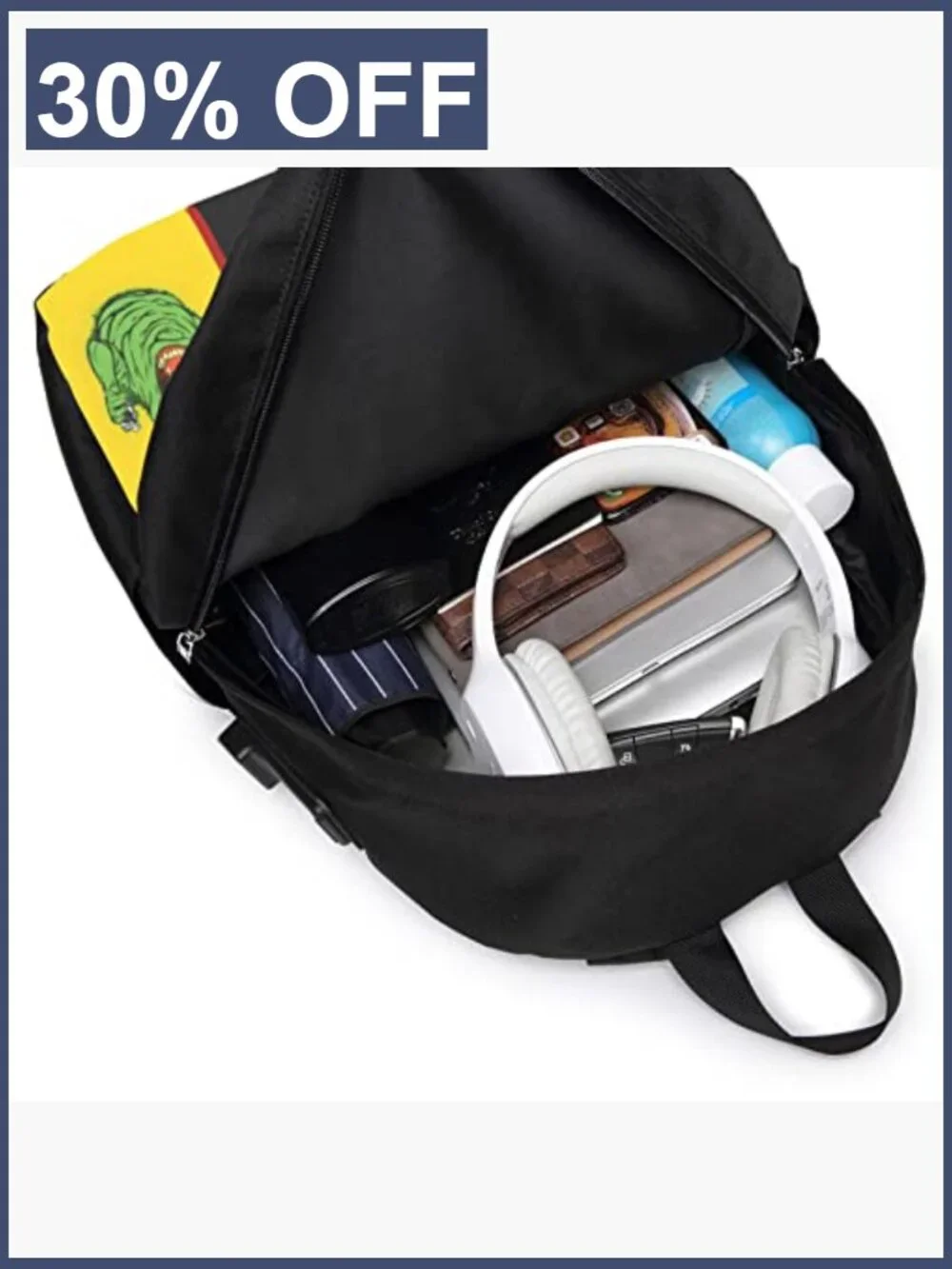Kids Backpack with Padded Back & Adjustable Straps for School Travel
